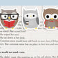 Owls Mini Magnetic Bookmarks 3-pack - CVM1316OWLS