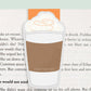Pumpkin Spice Latte Jumbo Magnetic Bookmark - CVJ1244PUMP