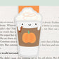 Pumpkin Spice Latte Jumbo Magnetic Bookmark - CVJ1244PUMP