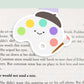 Paint Palette Jumbo Magnetic Bookmark - CVJ1126PALE
