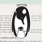 Penguin with Baby Jumbo Magnetic Bookmark - CVJ1146MPEN