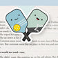 Pickleball Jumbo Magnetic Bookmark - CVJ1411PICK