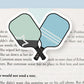 Pickleball Jumbo Magnetic Bookmark - CVJ1411PICK