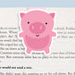Pig Jumbo Magnetic Bookmark - CVJ1217PIGG