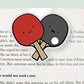 Ping Pong Jumbo Magnetic Bookmark - CVJ1412PING