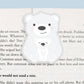 Polar Bear Jumbo Magnetic Bookmark - CVJ1088POLA
