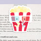 Popcorn Jumbo Magnetic Bookmark - CVJ1420POPC