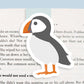 Puffin Bird Jumbo Magnetic Bookmark - CVJ1098PUFF