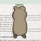 Quokka Jumbo Magnetic Bookmark - CVJ1209QUOK