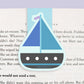 Sailboat Jumbo Magnetic Bookmark - CVJ1148SAIL