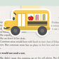 School Bus Jumbo Magnetic Bookmark - CVJ1281SCHO