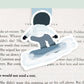 Snowboarder Jumbo Magnetic Bookmark - CVJ1236SNOW