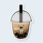 Brown Sugar Bubble Tea Sticker - CVS1382BBBT