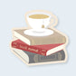 Tea on Books Sticker - CVS1408TEAB