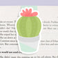 Succulent Jumbo Magnetic Bookmark  - CVJ1152SUCC