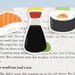 Sushi Mini Magnetic Bookmarks 3-pack