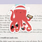 Octopus Sushi Jumbo Magnetic Bookmark - CVJ1144OCSU
