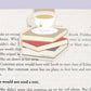 Tea on Books Jumbo Magnetic Bookmark - CVJ1022TEAB