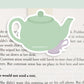 Teapot Jumbo Magnetic Bookmark - CVJ1003TEAP