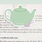 Teapot Jumbo Magnetic Bookmark - CVJ1003TEAP