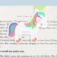 Unicorn (Rainbow) Jumbo Magnetic Bookmark - CVJ1014UNIC