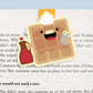 Waffle Jumbo Magnetic Bookmark - CVJ1252WAFF