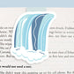 Waterfall Jumbo Magnetic Bookmark - CVJ1093WATE