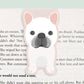 White Frenchie Dog Jumbo Magnetic Bookmark - CVJ1163WFRE