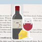 Red Wine Jumbo Magnetic Bookmark - CVJ1004WINE