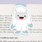Yeti Jumbo Magnetic Bookmark - CVJ1290YETI