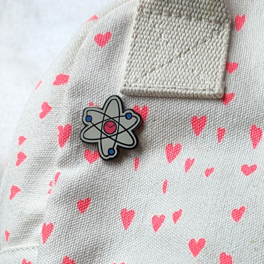 Atom Enamel Pin