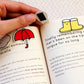 Rainy Day Mini Magnetic Bookmarks 4-pack - CVM1319RAIN