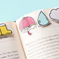 Rainy Day Mini Magnetic Bookmarks 4-pack - CVM1319RAIN