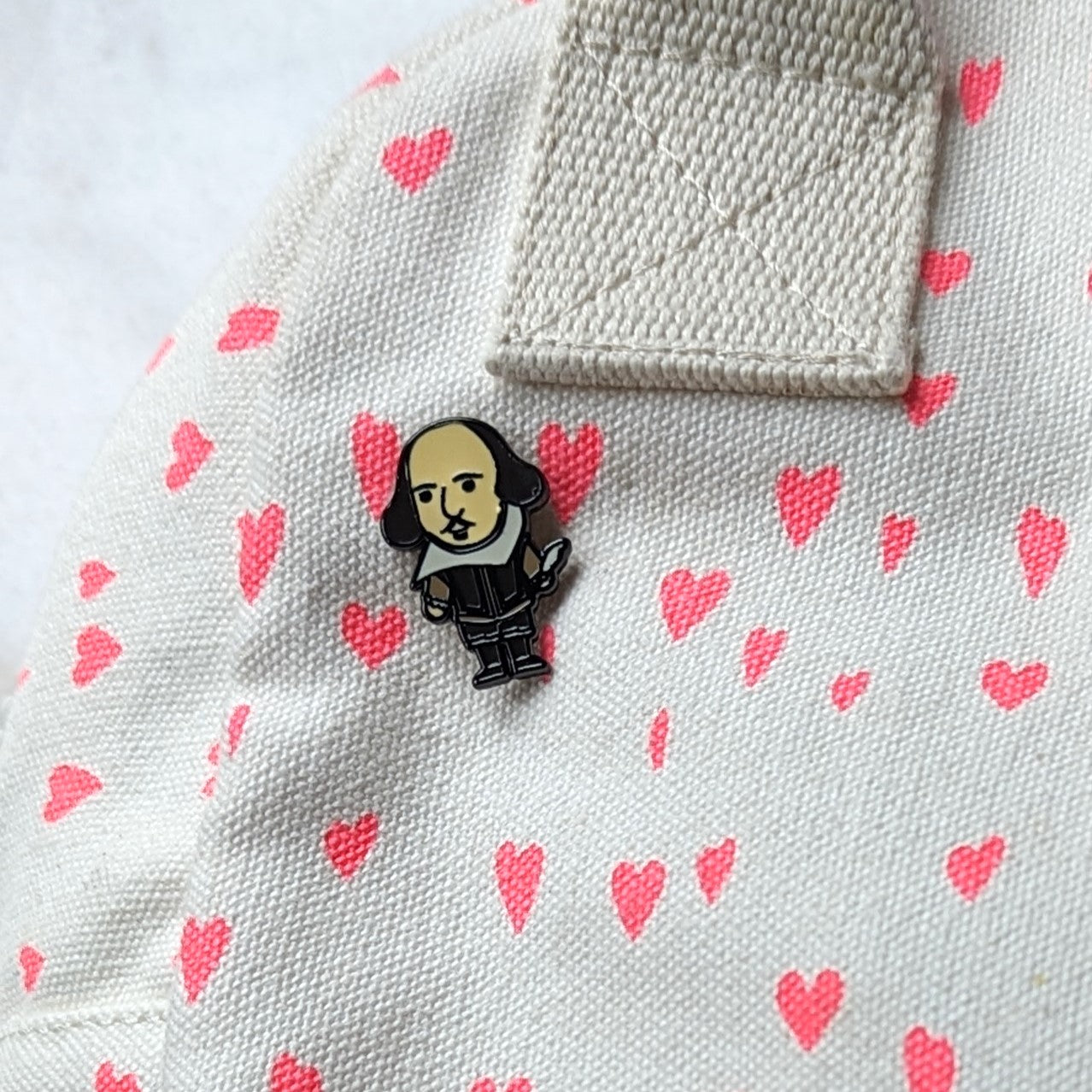 Shakespeare Enamel Pin