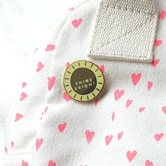 Shine Bright Sunshine Enamel Pin