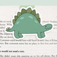 Stegosaurus Dino Jumbo Magnetic Bookmark - CVJ1203STEG