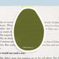 Avocado Magnetic Bookmark (Jumbo)