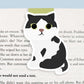 Tuxedo Cat Magnetic Bookmark (Jumbo)