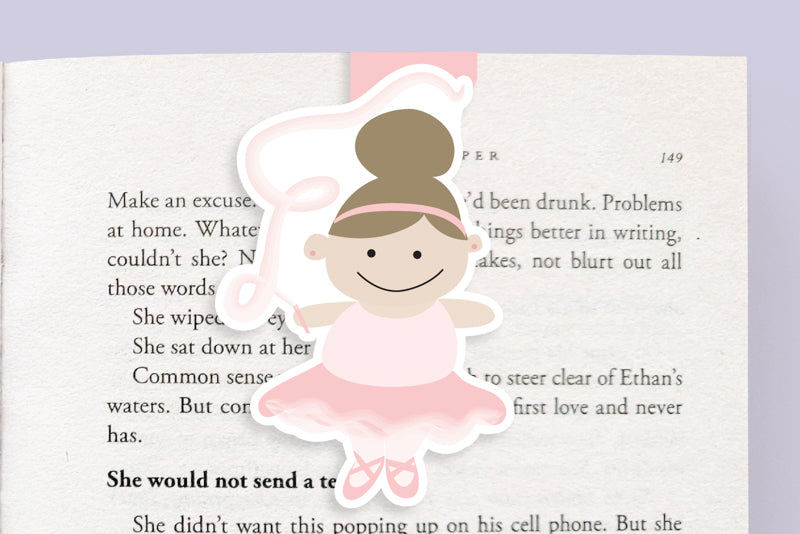 Ballerina Magnetic Bookmark (Jumbo)