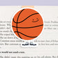 Basketball Magnetic Bookmark (Jumbo)
