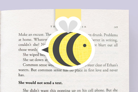 Bee Magnetic Bookmark (Jumbo)