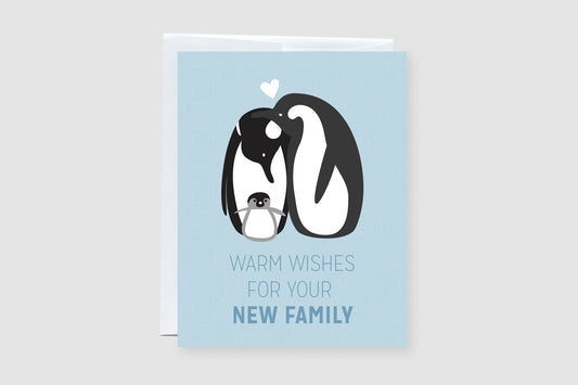 Warm Wishes For Your New Family Greeting Card