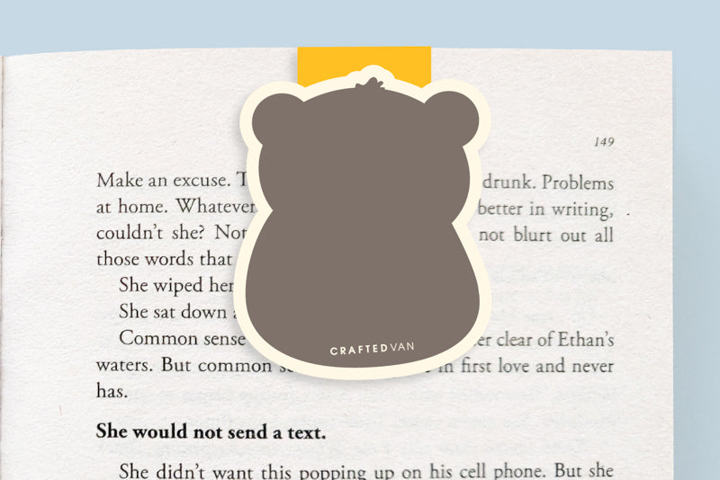 Bear Magnetic Bookmark (Jumbo)