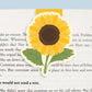 Sunflower Magnetic Bookmark (Jumbo)