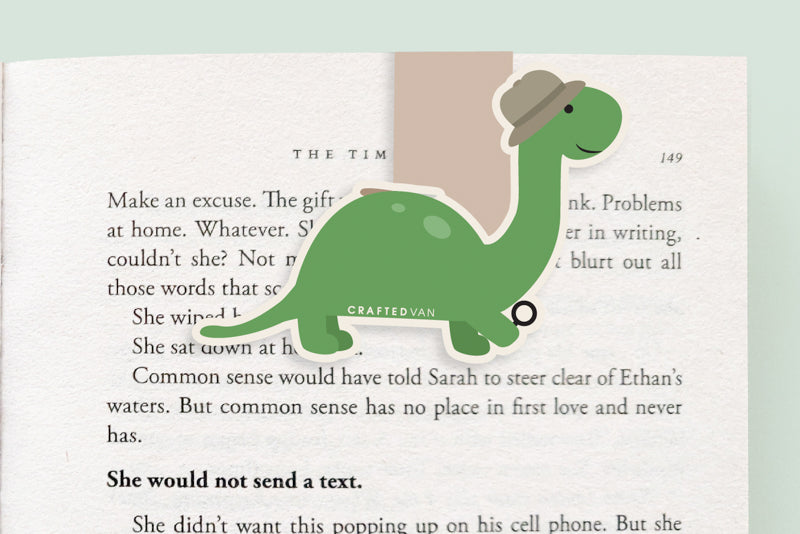Dino (Brontosaurus) Magnetic Bookmark (Jumbo)