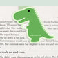 Dinosaur Tea-Rex Magnetic Bookmark (Jumbo)