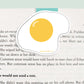 Fried Egg Magnetic Bookmark (Jumbo)