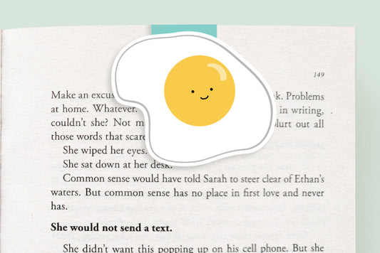 Fried Egg Magnetic Bookmark (Jumbo)