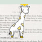 Giraffe Magnetic Bookmark (Jumbo)