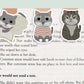 Grey Cats Magnetic Bookmarks (Mini 3 Pack)